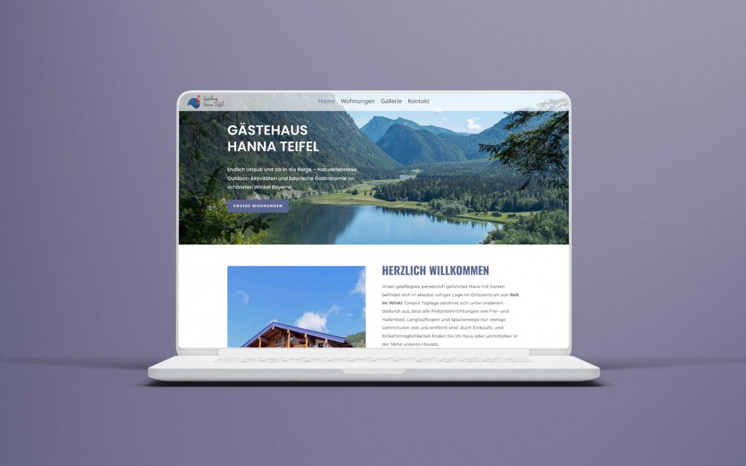 Gästehaus Website