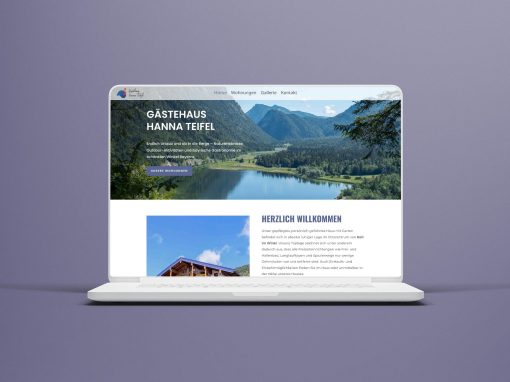 Gästehaus Website